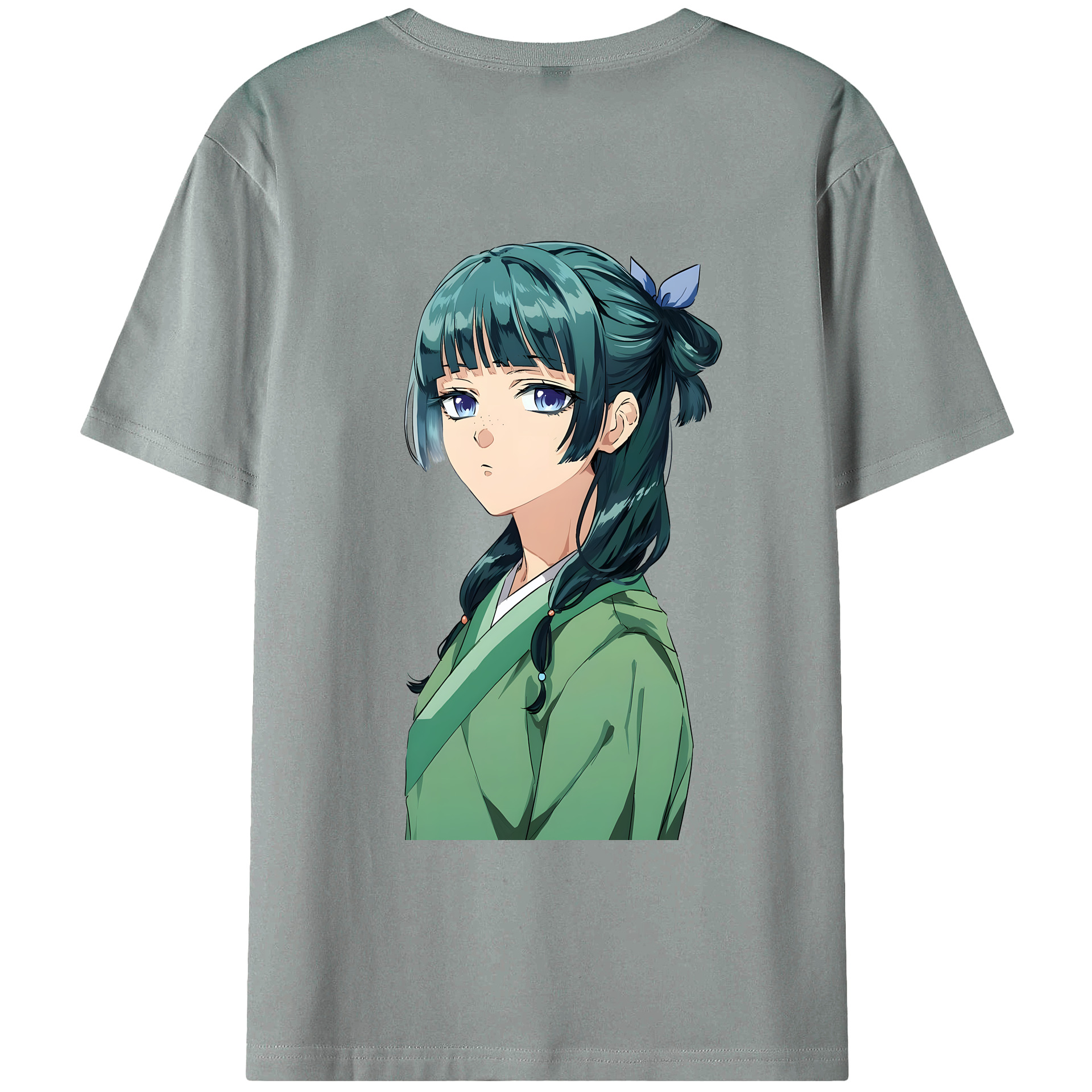 （画像用） 薬屋のひとりごと The Apothecary Diaries 綿100％ メンズ半袖Tシャツ（バックプリント） 通気性